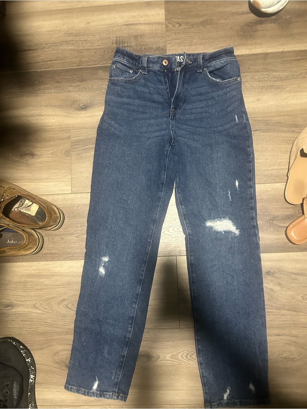 Rewash Blue Super High Rise Jeans
